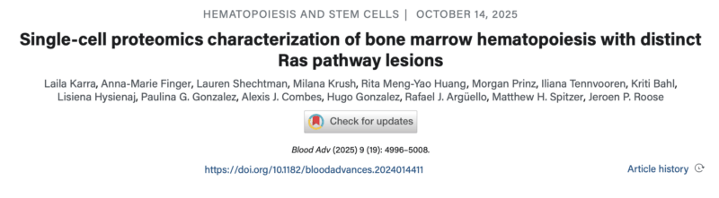 Lisiena Hysenaj: Excited to Announce the Jeroen Roose Lab’s Latest Publication from Laila Karra Khalil