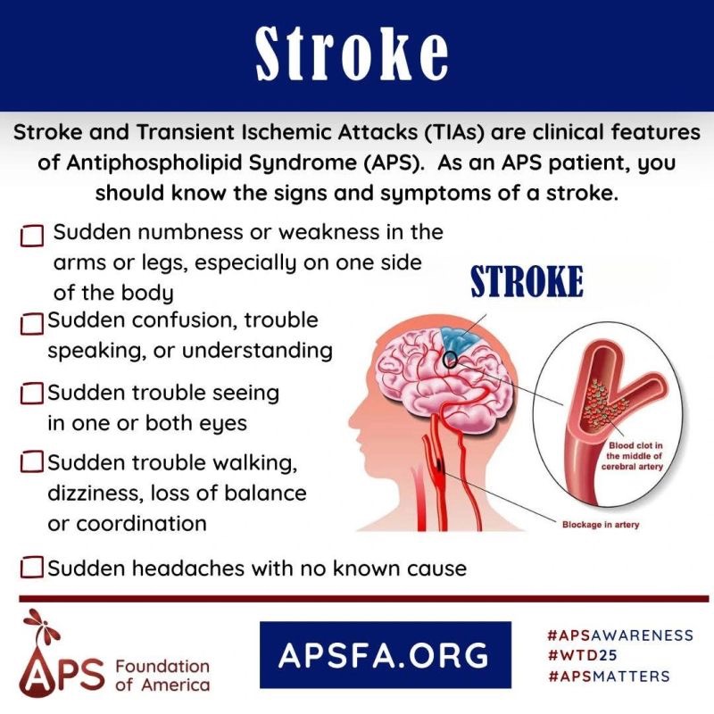 Christina (Tina) P.: APS is Responsible for 1 in 3 Strokes in People Under 50 and The N1 Cause of Stroke in Young People