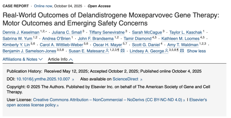 Wolfgang Miesbach: This Study from Children's Hospital of Philadelphia Provides Crucial Insights Into Elevidys