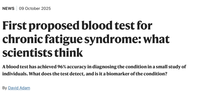 Flora Peyvandi: First Proposed Blood Test for Chronic Fatigue Syndrome - What Scientists Think