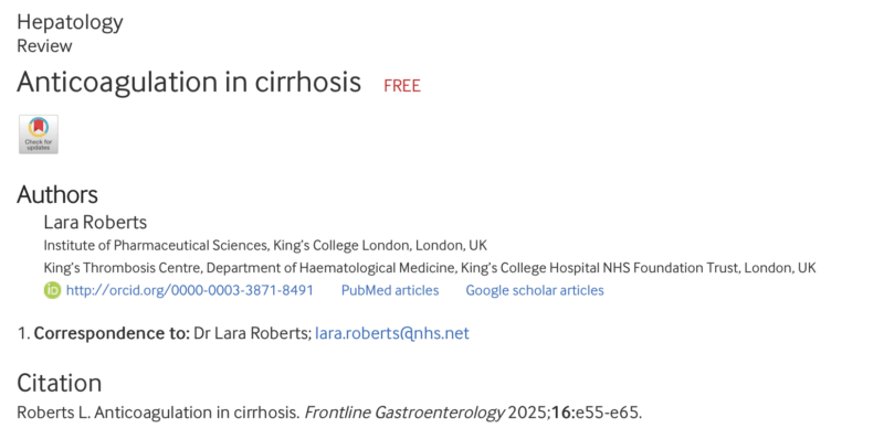 Nazim Arain Shares The New Standard: Anticoagulation in Cirrhosis