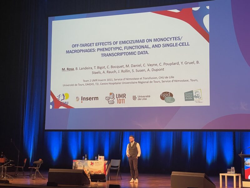 Melanie Daniel: Wonderful Presentation on Emicizumab by Mickael Rosa at ECTH