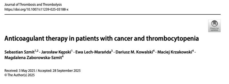 Sebastian Szmit: Important Review Published Today By My Research Group