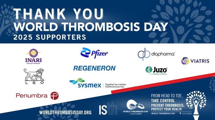 Louise Bannon and Thomas Reiser Thank World Thrombosis Day Supporters Around The World