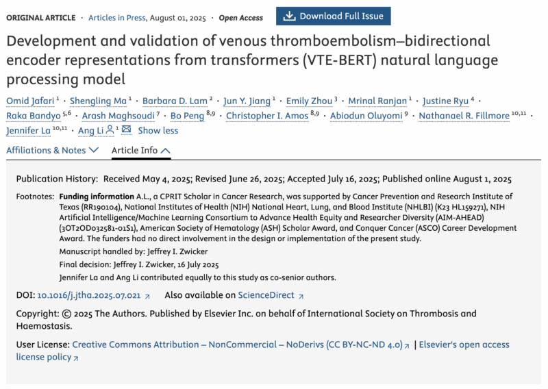 Omid Jafari and Colleagues Present the VTE-BERT Natural Language Processing Model