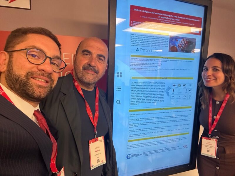 Silvio Maresca: Honored to be part of this international research project - ThrombUS+