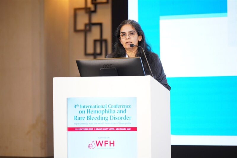 Nita Radhakrishnan Presented The Collaborative Data on Hemophilia from Indian Centers at MENA Conference 2025