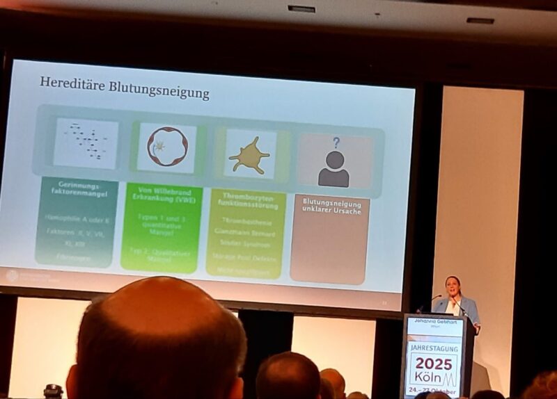 Johanna Gebhart Presents The New Onkopedia Guidelines on Bleeding Tendency