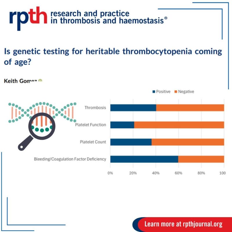 Keith Gomez: Is Genetic Testing for Heritable Thrombocytopenia Coming of Age?