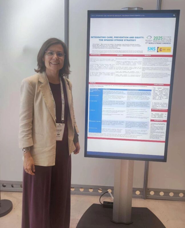 Patricia Simal Presented the Spanish National Health System's Stroke Strategy at WSC 2025 1 Patricia Simal Presented the Spanish National Health System's Stroke Strategy at WSC 2025