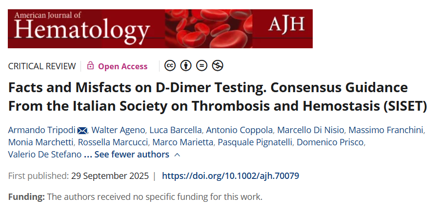 Mostafa Faisal Mohammed Saleh: Facts and Misfacts on D-Dimer Testing