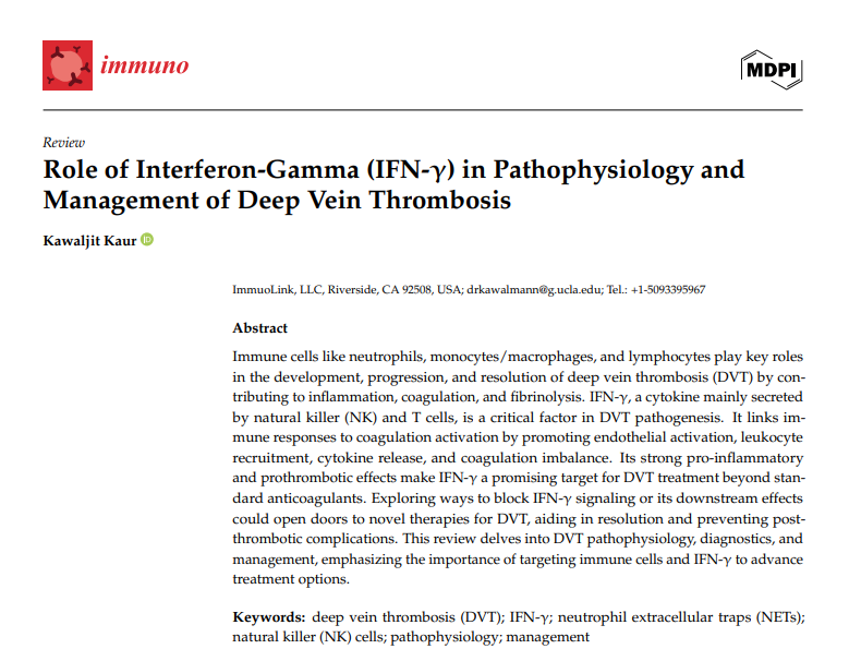  Deep Vein Thrombosis