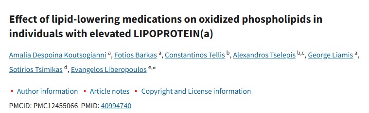 Irma Bagdoniene: Lowering LDL May Alter Inflammatory and Oxidative Pathways 1 Irma Bagdoniene