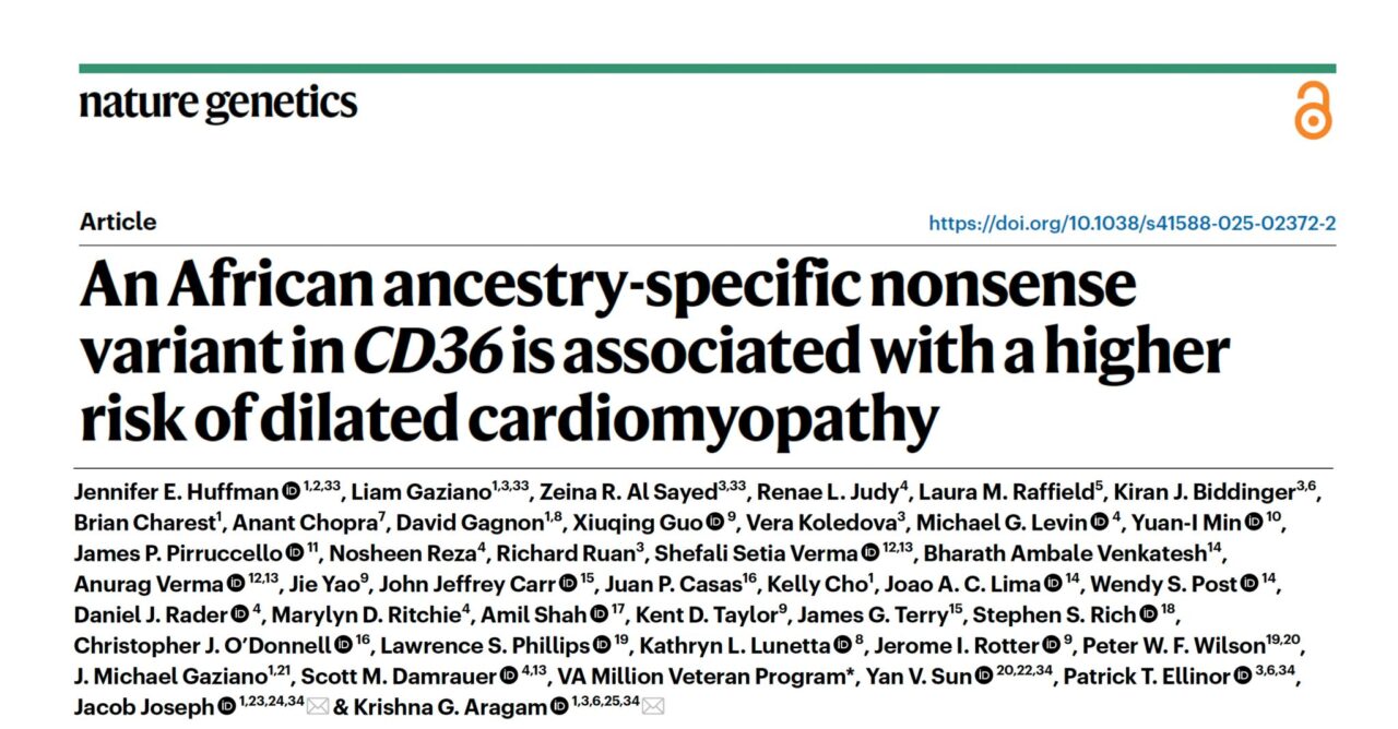 Krishna Aragam: Why are (DCM) and Heart Failure About Twice as Common in Individuals of Self-Identified Black Race?