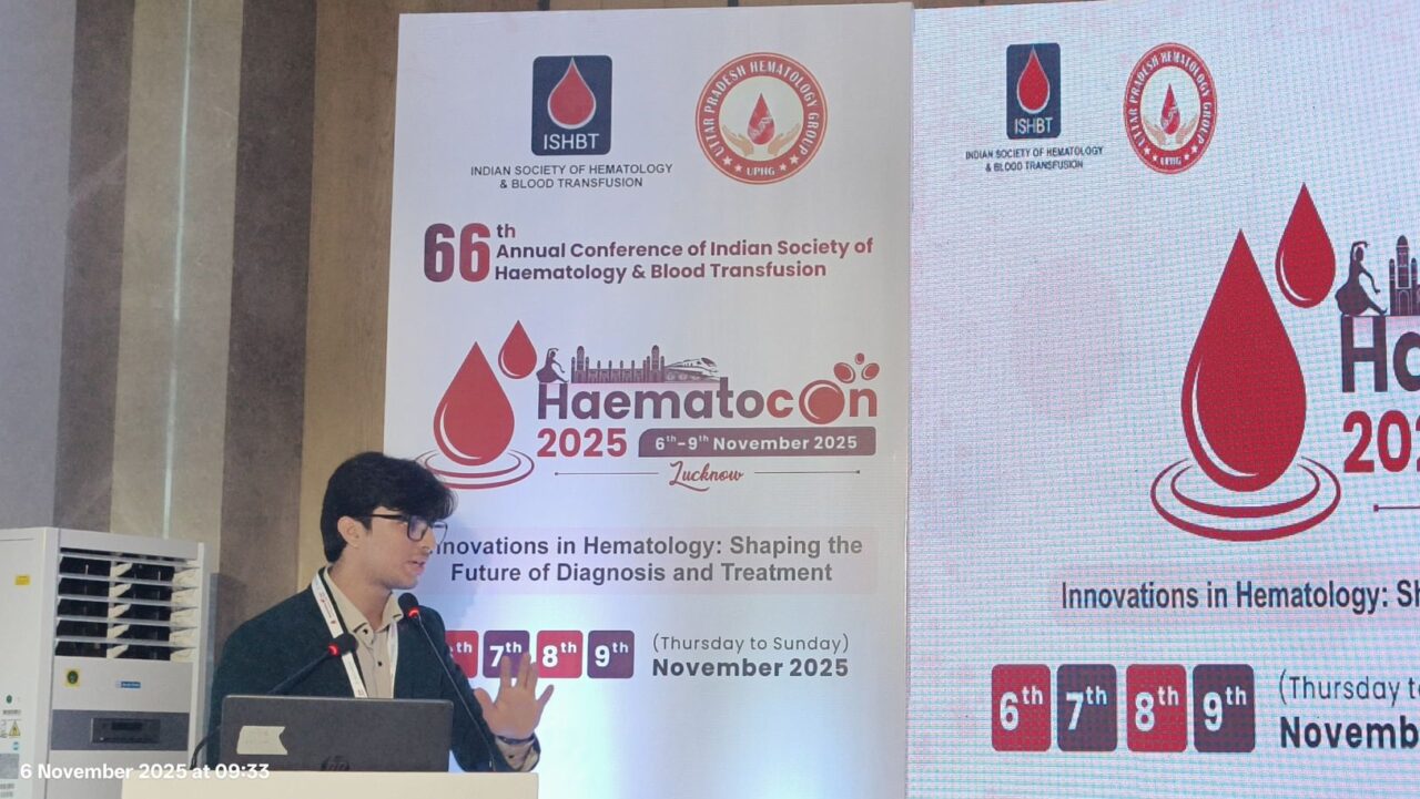 Moin Makda Presented ThalSaarthi with Attempt to Solve HbA2 Borderline Specific Problem