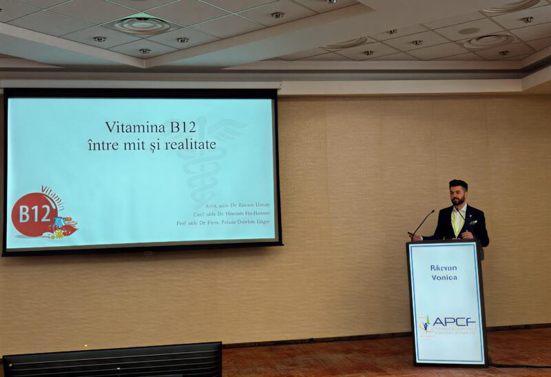 Razvan Vonica: “Vitamin B12 - Between Myth and Reality'' at 4th Pharmaceutical Research Conference 2 Razvan Vonica: “Vitamin B12 - Between Myth and Reality'' at 4th Pharmaceutical Research Conference