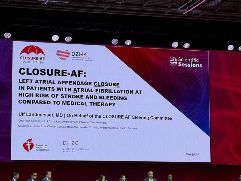 Christian Schulze Shares the CLOSURE AF Insights on Left Atrial Appendage in AFib