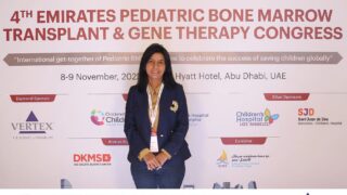 Dr. Sushma Umrao: Honored to Attend the 4th Emirates Pediatric Bone Marrow Transplant and Gene Therapy Congress