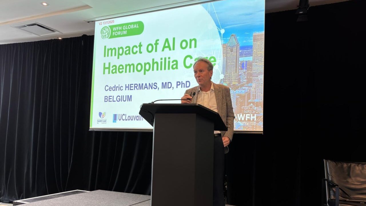 Cédric Hermans Opened the Day with a Compelling Look at How AI is Changing the Game in Hemophilia Care