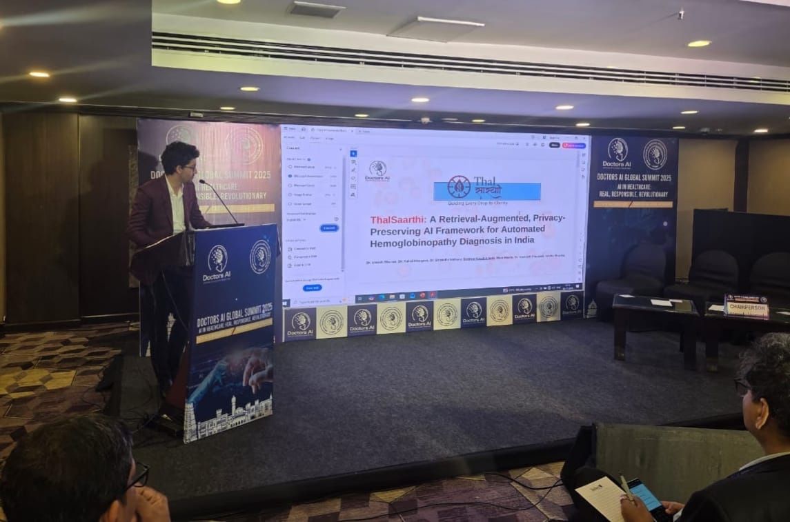 Shrinidhi Nathany Celebrates "ThalSaarthi" AI Innovation Winning at DoctorsAI Summit