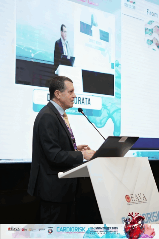Giuseppe Danilo Norata At the Cardiorisk 2025 Meeting in Alexandria 1 Giuseppe Danilo Norata