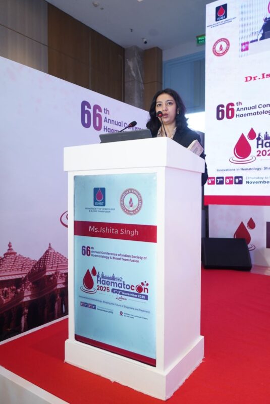 Ishita Singh Reflects on Haematocon 2025: A Reminder of Her Commitment to The Journey