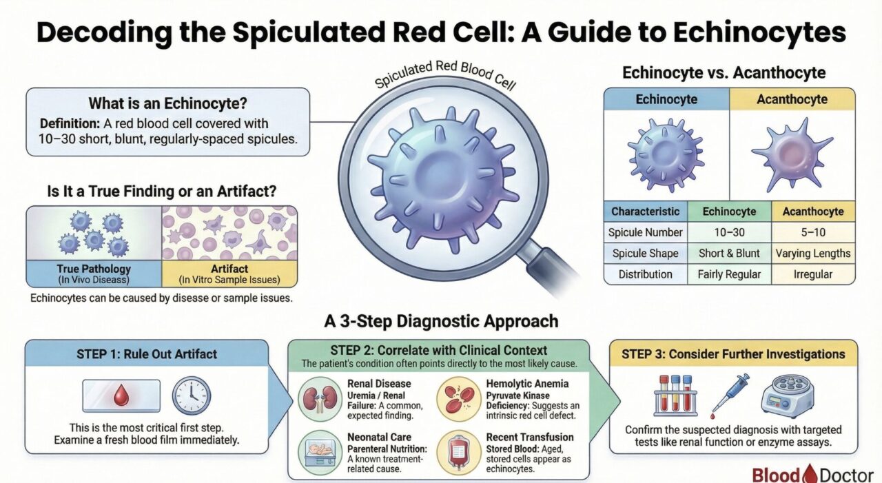 Dr Abdul Mannan on the Echinocyte: Mastering the Diagnostic Duality of Artifact vs. Pathology