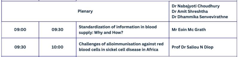 Eoin McGrath to Explore Blood Supply Standardization at 20th AATM Congress