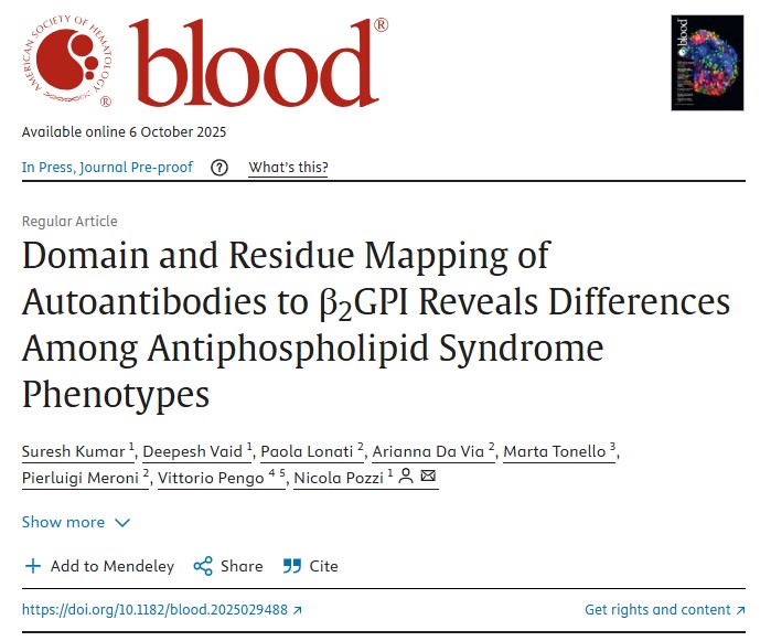 Suresh Kumar: Linking Antibody Heterogeneity to APS Phenotypes 1 Suresh Kumar