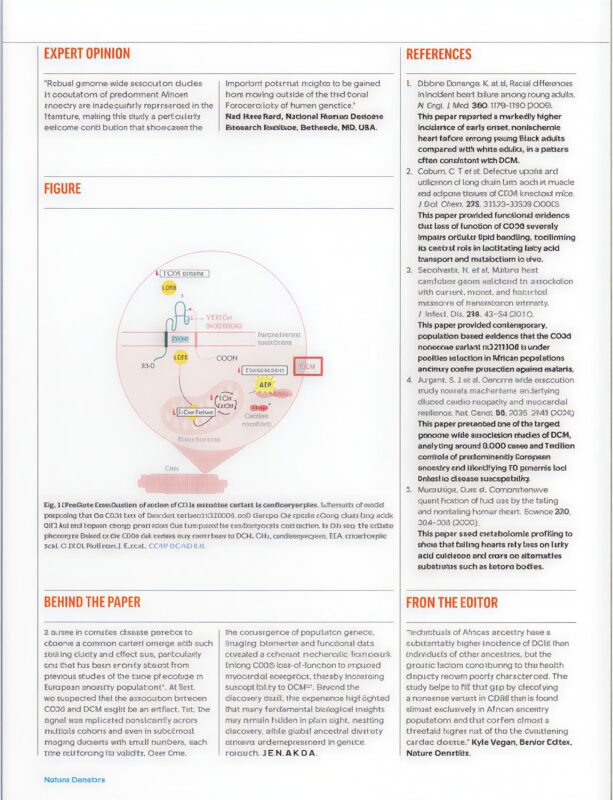 Krishna Aragam and Team Identify CD36 Variant Raising Cardiomyopathy Risk in African Ancestry 2 Cardiomyopathy