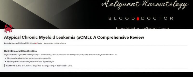 Abdul Mannan Inside the Diagnostic Maze of Atypical CML 1 Atypical CML