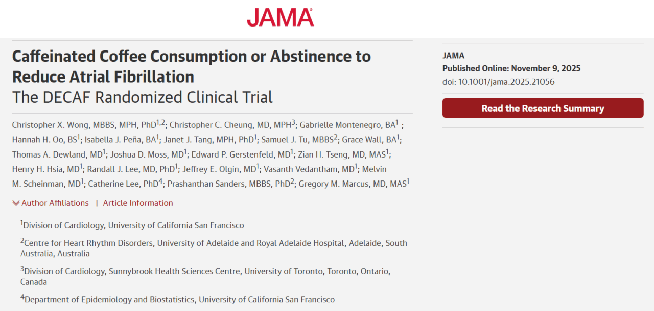 James P. Crowley and Professor Erwin Loh About Caffeine and It's Positive Effects