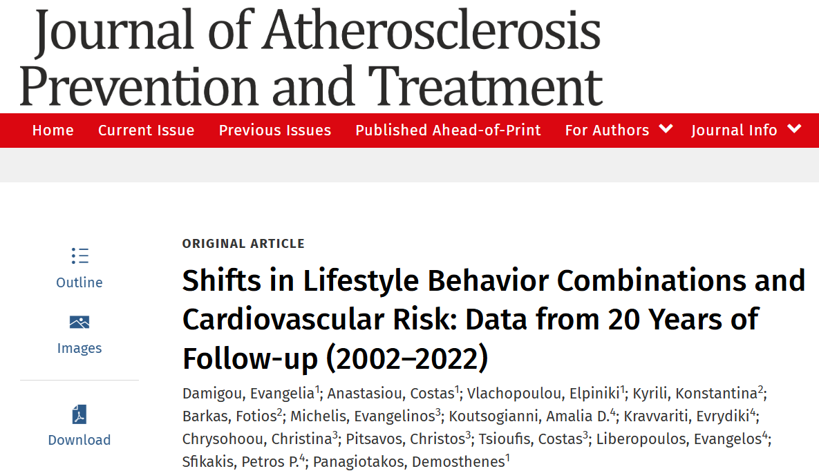 Evangelia Damigou and Colleagues Reveal 20-Year Data on Lifestyle Shifts and Heart Risk 1 Evangelia Damigou and Colleagues Reveal 20-Year Data on Lifestyle Shifts and Heart Risk