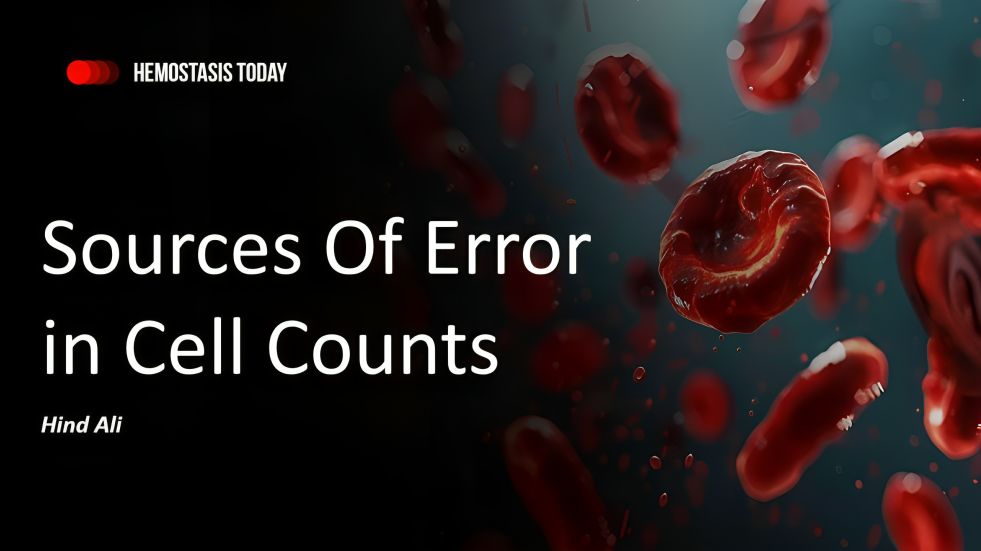 Hind Ali: Sources Of Error in Cell Counts