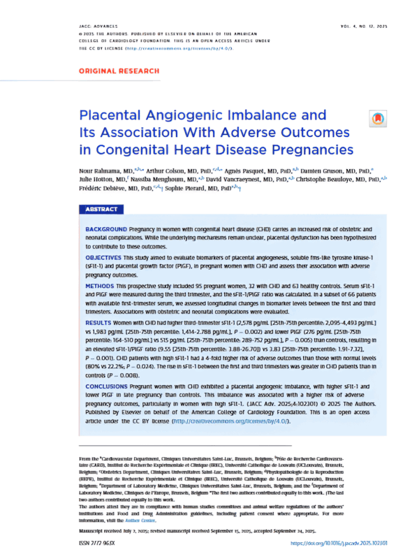Congenital Heart Disease