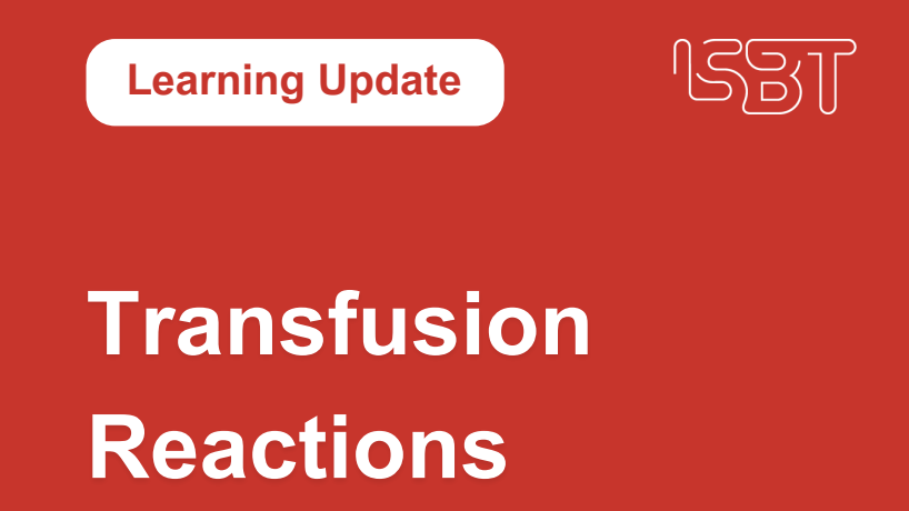 It’s Time for November’s Learning Update! – ISBT