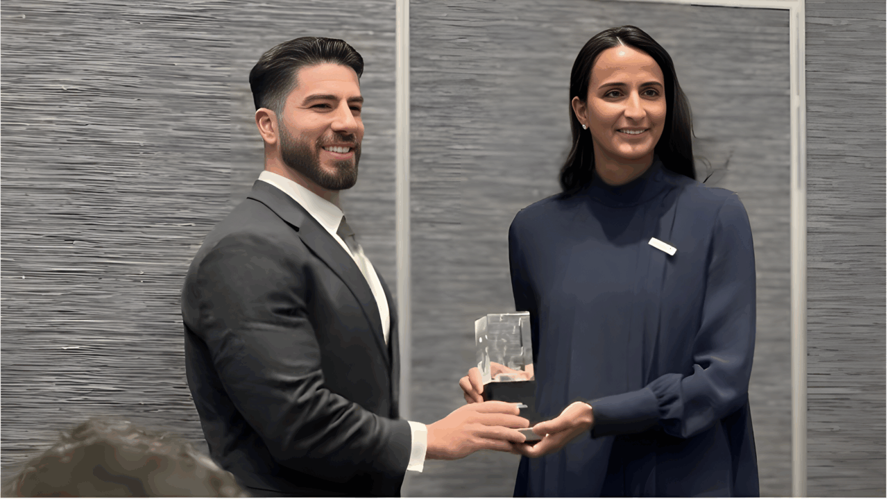 Yazan Abou Ismail Takes The Legacy Award from Qatar Foundation