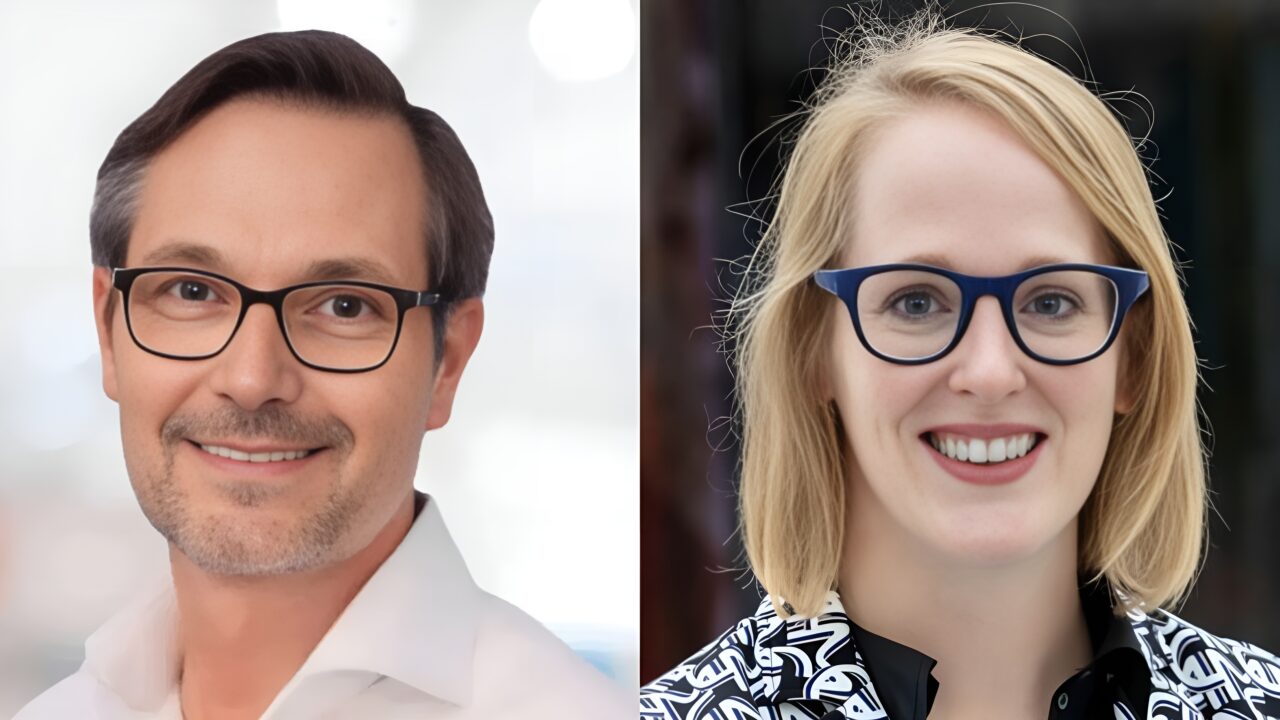 Thomas Reiser Congratulates Floor Heubel-Moenen on Receiving the 2025 ISTH Claire McLintock Memorial Award