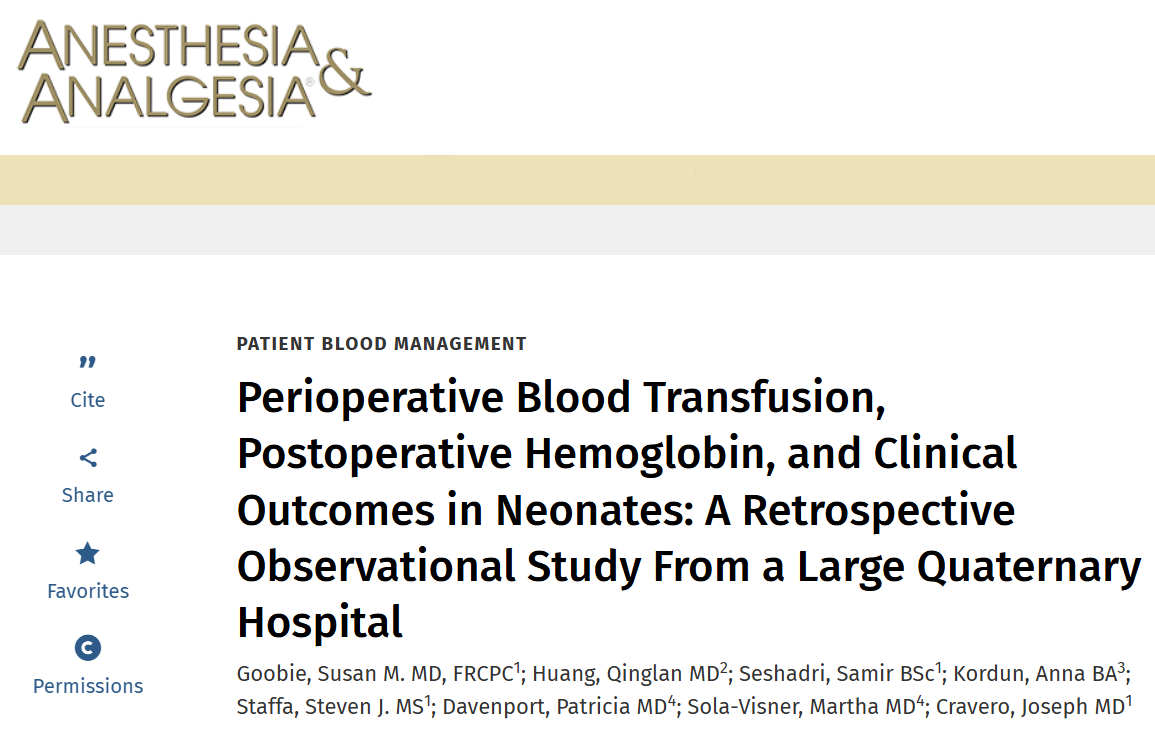 Shannon Farmer: Congratulations to Susan Goobie and Colleagues on Publication of Their Important Study