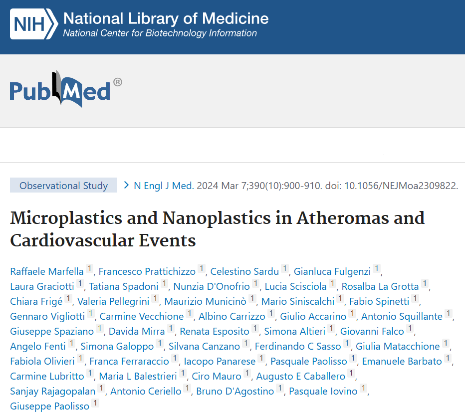 Mahesan Subramaniam: Microplastics - Present in More Than 50% of Arterial Plaques Removed During Surgery