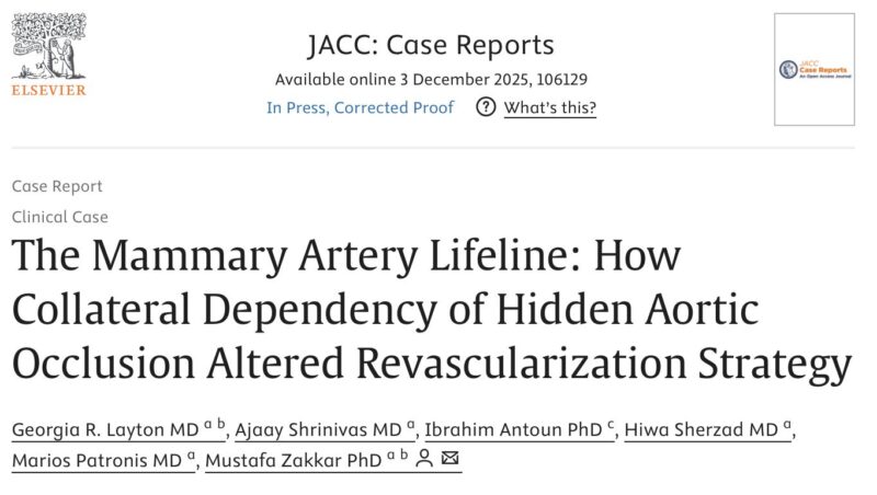 Georgia R Layton Presents a Unique Case of Chronic Total Aortic Occlusion 1 Georgia R Layton Presents a Unique Case of Chronic Total Aortic Occlusion