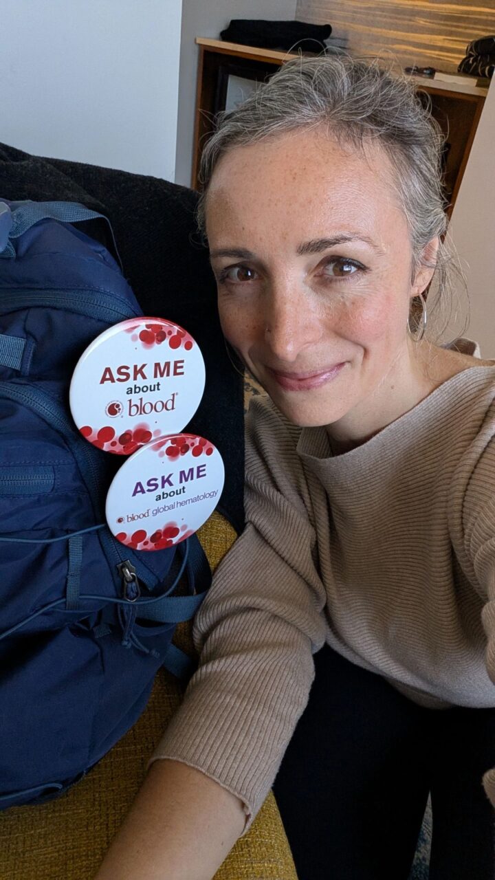 Emilia (Emily) Arturo Arrives at ASH25, Ready to Connect About Blood Journals 1 Emilia (Emily) Arturo Arrives at ASH25, Ready to Connect About Blood Journals