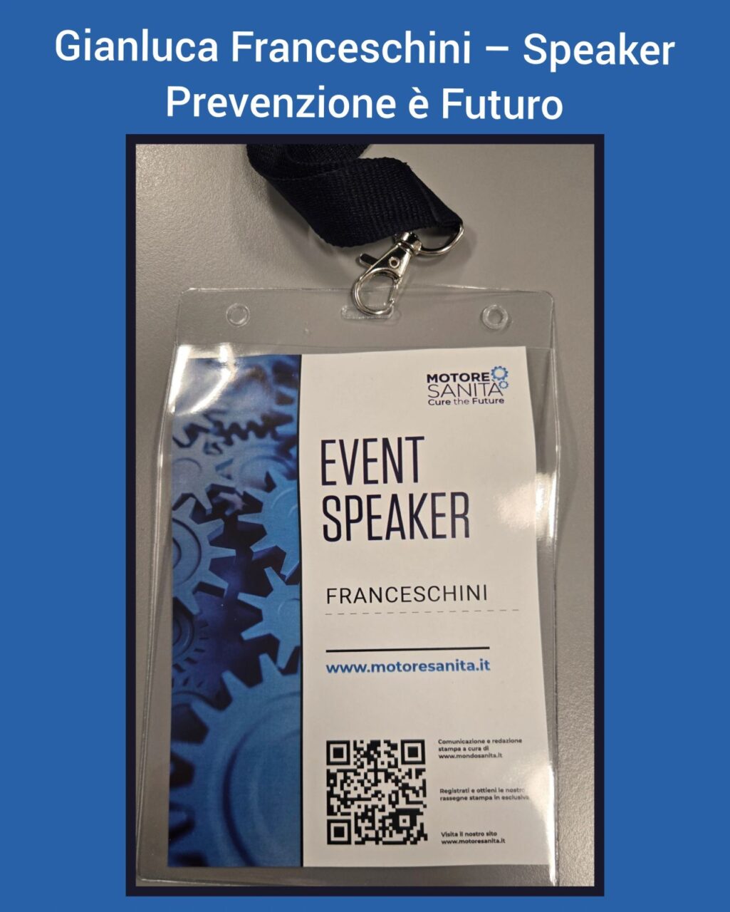 Gianluca Franceschini - Prevention is the Future: Investing Today to Save Lives Tomorrow 1 Gianluca Franceschini - Prevention is the Future: Investing Today to Save Lives Tomorrow