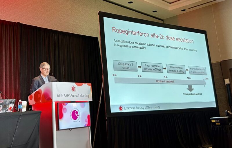 Jean Jacques Kiladjian Presents 1st Results of the ROP-ET Study at ASH25
