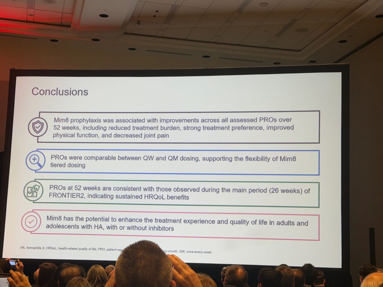 Cedric Hermans Presenting FRONTIER2 Data on Mim8 in Adolescents and Adults with Haemophilia A