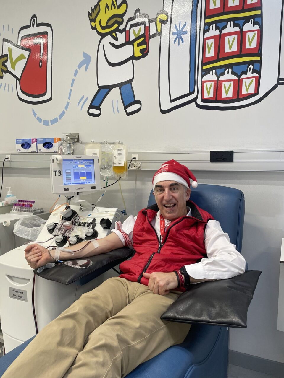 José Antonio García Erce Made His 7th Donation of Plasmaferesis: Anything Better Than Doing for Others?