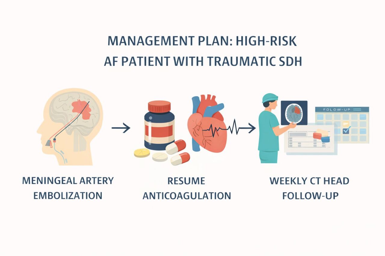Dr. Rawnak Sharif Shares Clinical Case: High-Risk AF Patient with Traumatic SDH