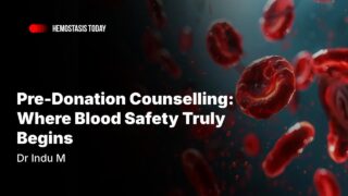 Dr Indu M: Pre-Donation Counselling is Where Blood Safety Truly Begins