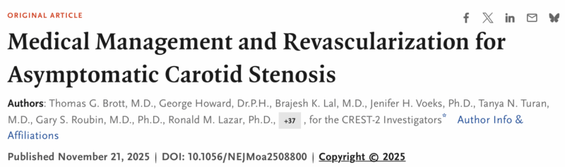 Sajja Venkatesh on the Results of CREST-2 Trial 1 Sajja Venkatesh on the Results of CREST-2 Trial