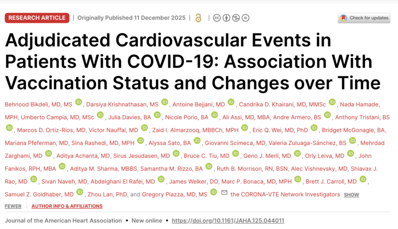 Gregory Piazza on Insights for COVID19 Patients in the CORONA-VTE Network Study